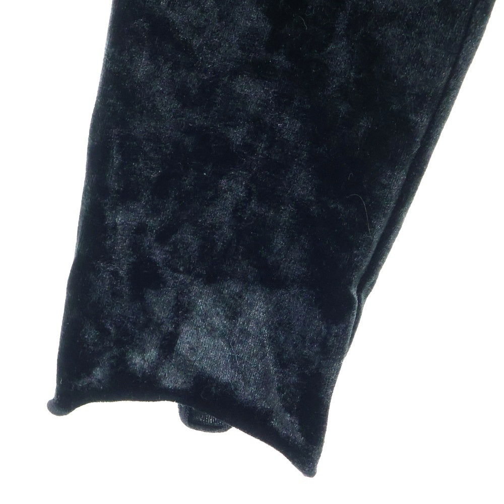 LOVELESS(ラブレス) ベロア ハイネック 長袖 Tシャツ カットソー レディース ブラック