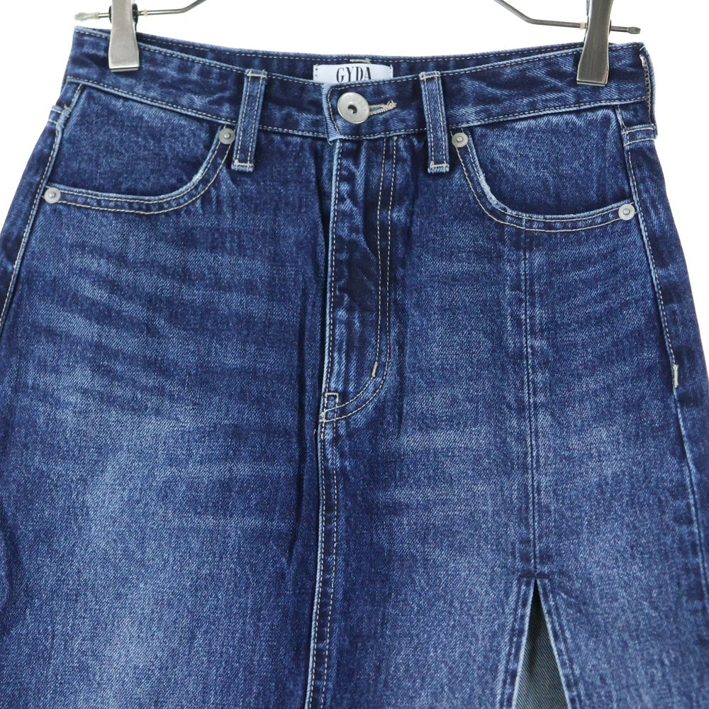 NO BRAND(ノーブランド) GYDA デニム ロング スカート インディゴ