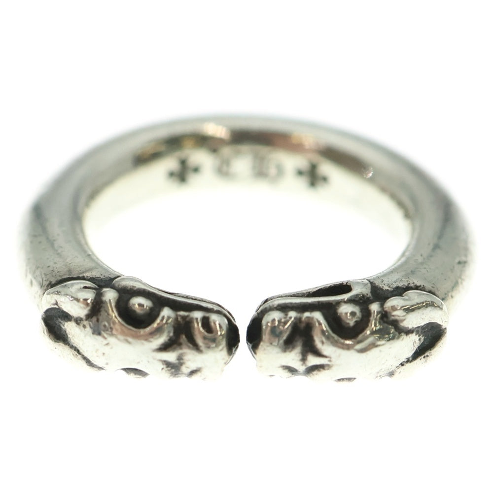 CHROME HEARTS(クロムハーツ) DOUBLE DOG RING ダブルドッグ リング シルバー