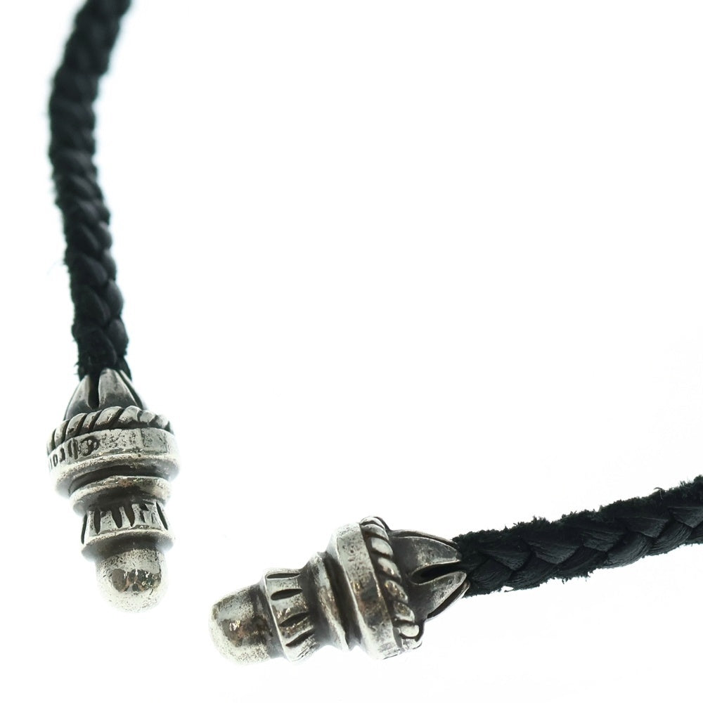 CHROME HEARTS(クロムハーツ) レザーブレード ボロチップ ブラック/シルバー