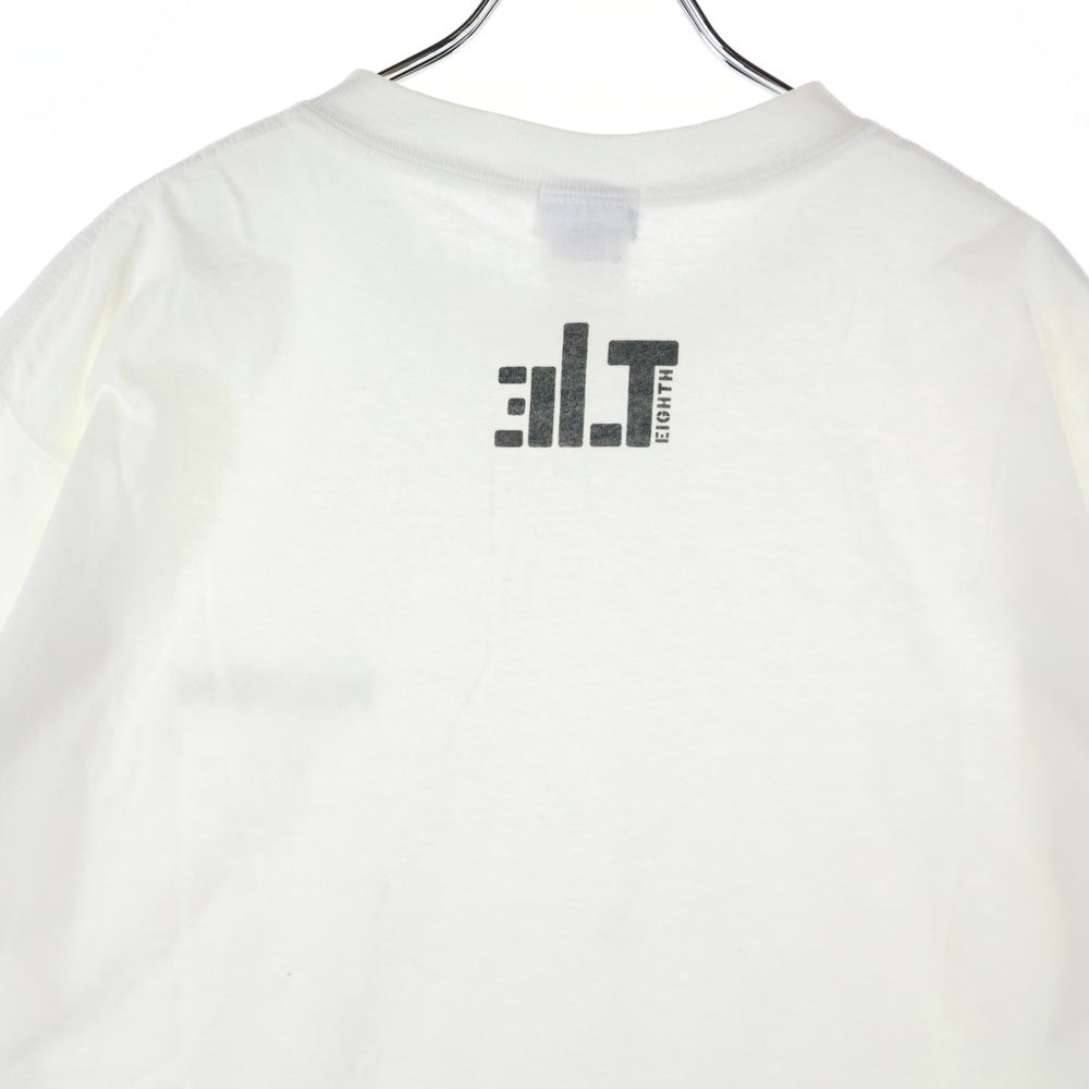 m&m(エムアンドエム) 90s × ELT 8th Anniversary Tee anvilタグ ELT8周年記念限定 両面プリント クルーネック 半袖Tシャツ カットソー ホワイト