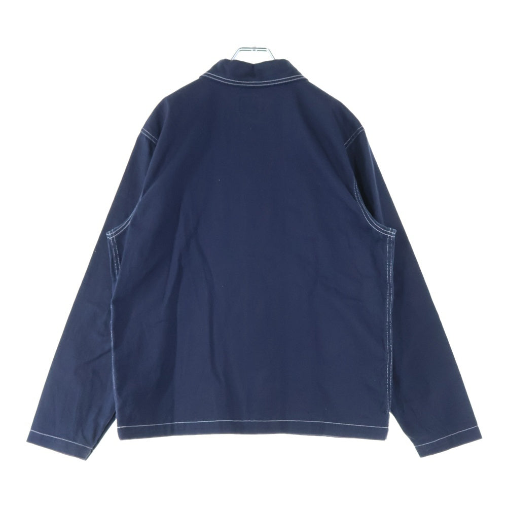 HUF(ハフ) 24AW MASON SHACKET ワークジャケット ネイビー BU00212