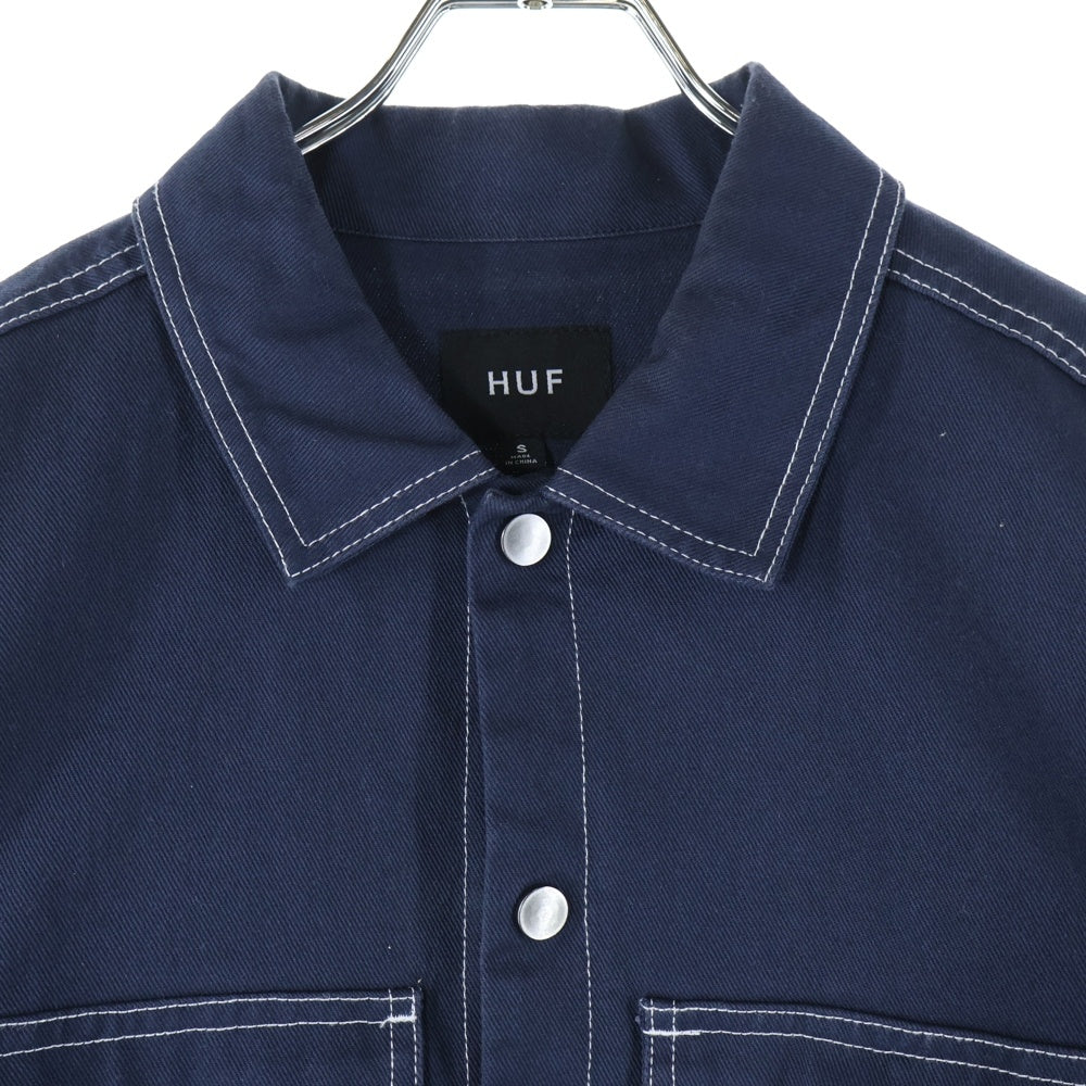 HUF(ハフ) 24AW MASON SHACKET ワークジャケット ネイビー BU00212