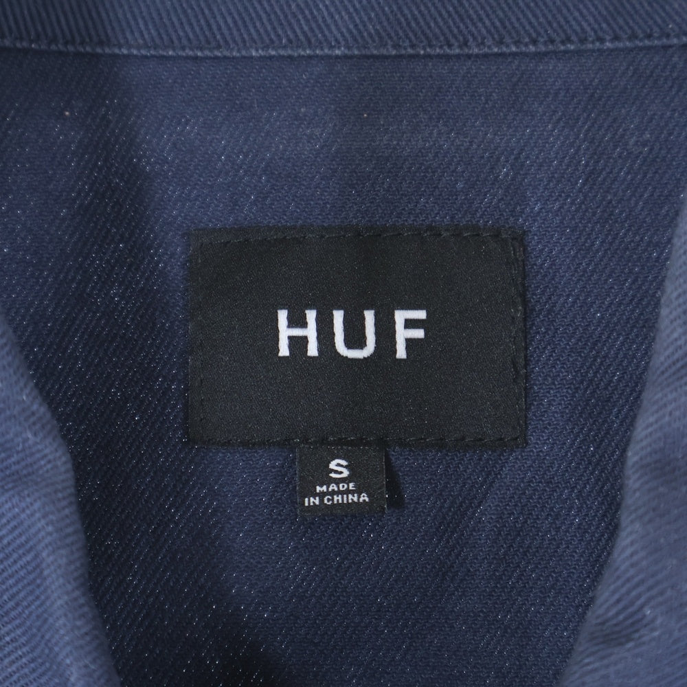 HUF(ハフ) 24AW MASON SHACKET ワークジャケット ネイビー BU00212