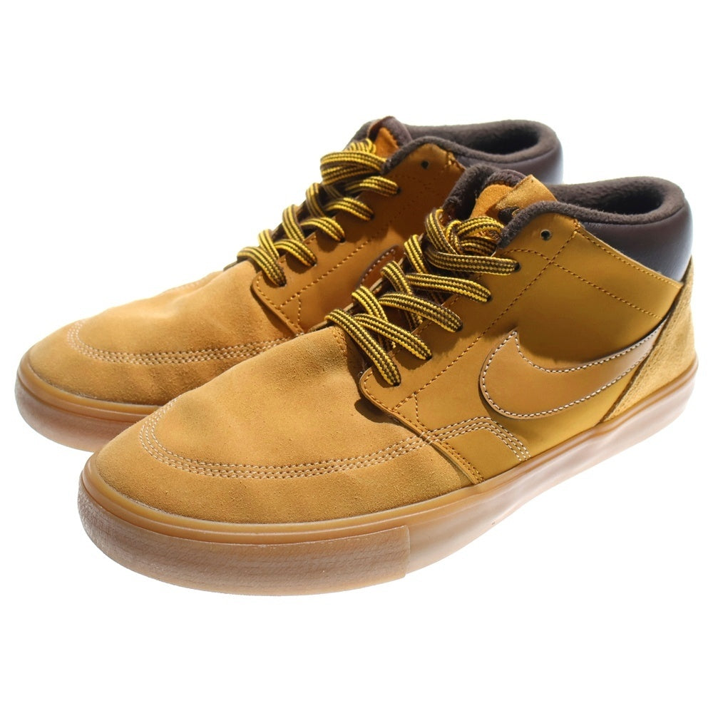 NIKE(ナイキ) SB Portmore II Solarsoft Mid ポートモア ソーラーソフト ローカットスニーカー ブラウン US7/25cm AJ6978-779