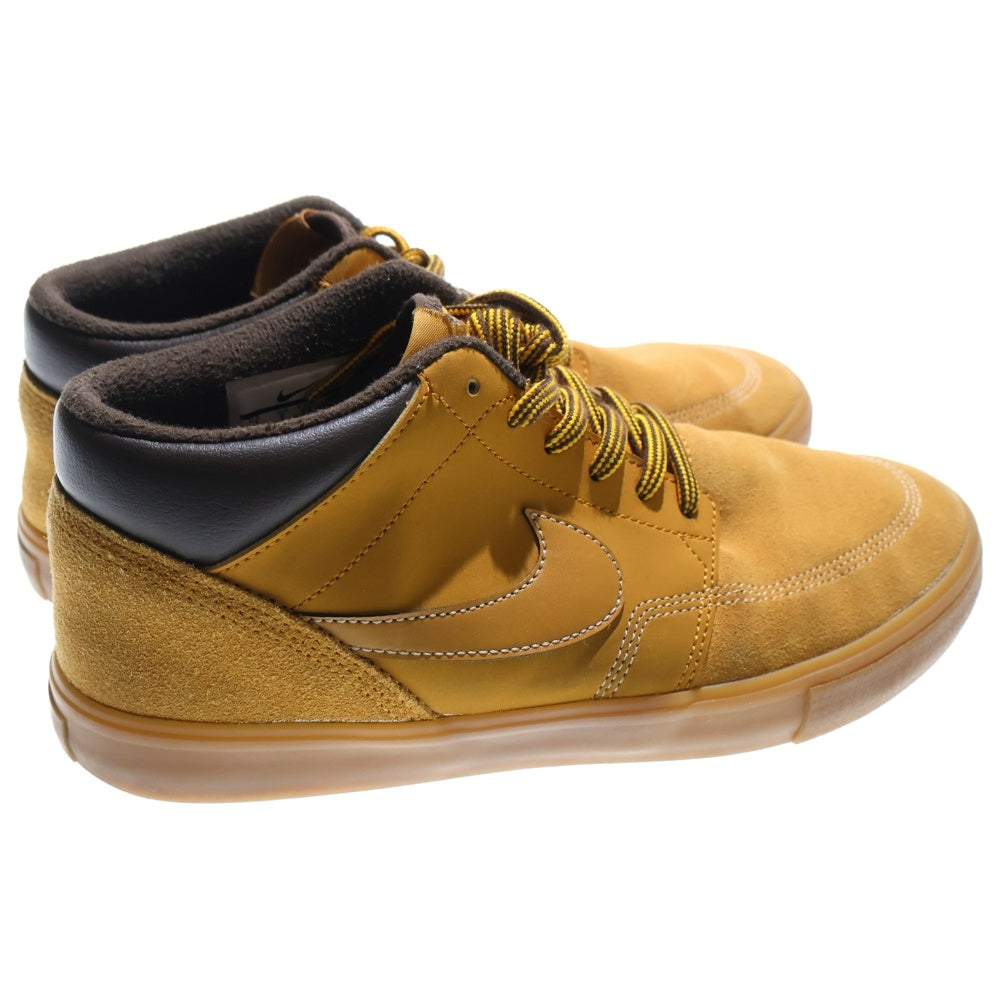 NIKE(ナイキ) SB Portmore II Solarsoft Mid ポートモア ソーラーソフト ローカットスニーカー ブラウン US7/25cm AJ6978-779