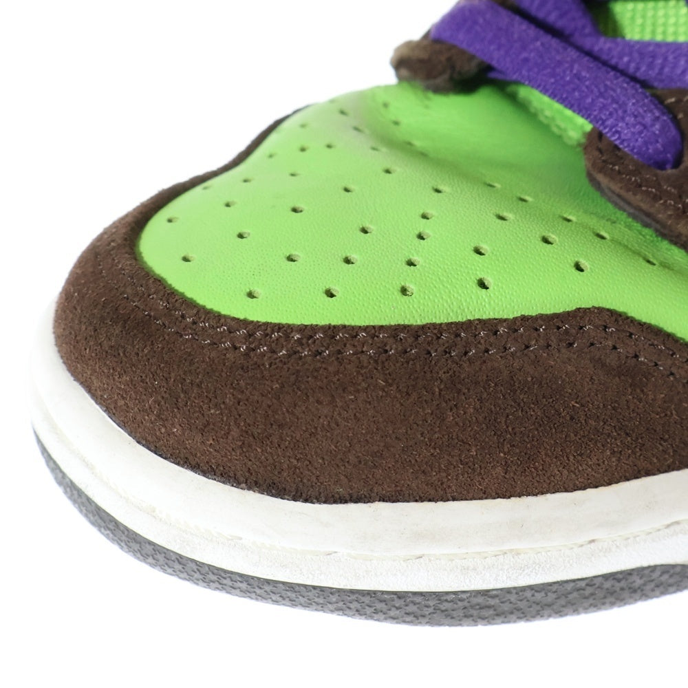 NIKE(ナイキ) 【観賞用 2007年製】 DUNK MID PRO Donatello ダンク ミッドカットスニーカー ドナテロ ブラウン/グリーン US8.5/26.5cm 314383-231