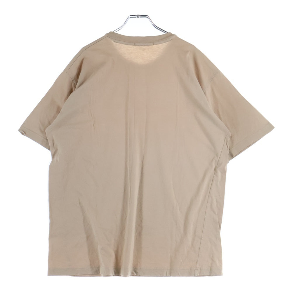 ELECTRIC COTTAGE(エレクトリックコテージ) コットン クルーネック 半袖シャツ ベージュ