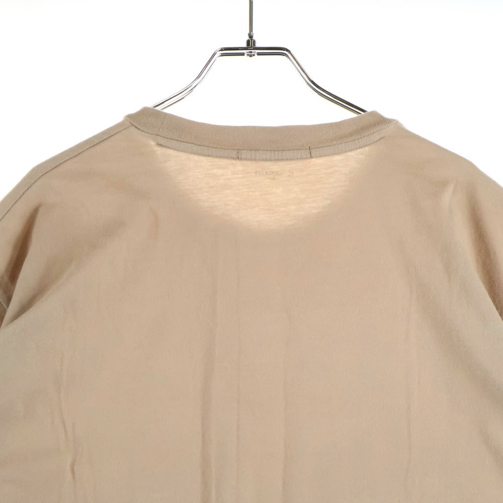 ELECTRIC COTTAGE(エレクトリックコテージ) コットン クルーネック 半袖シャツ ベージュ