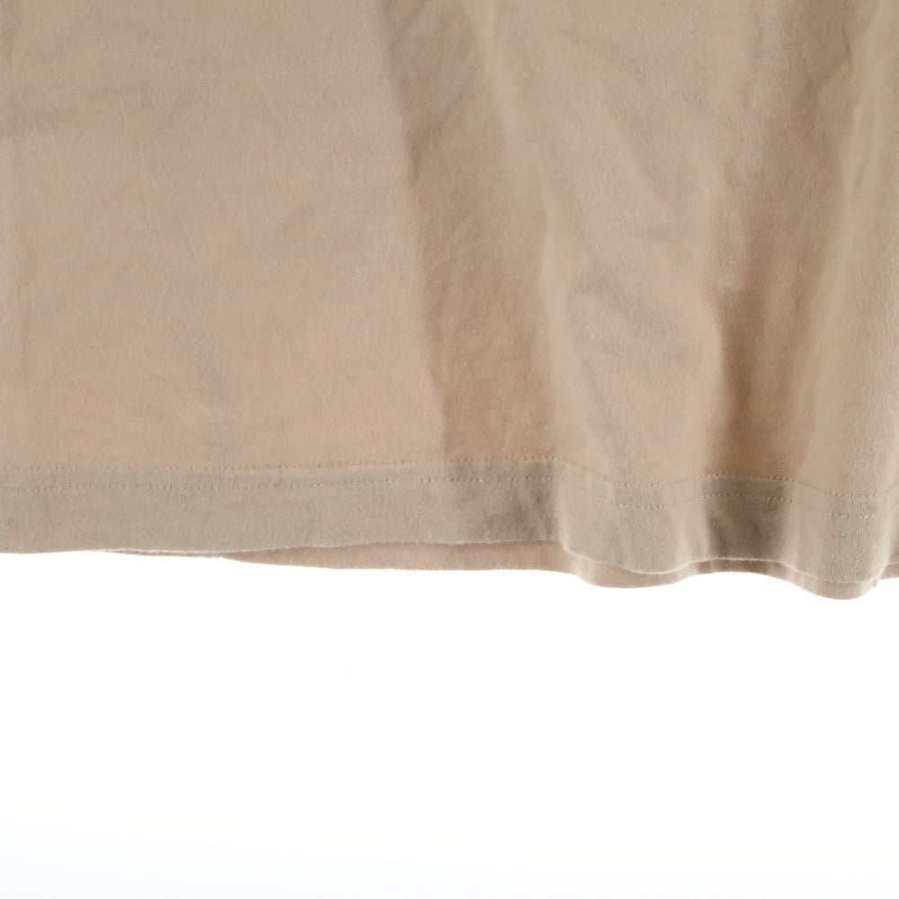 ELECTRIC COTTAGE(エレクトリックコテージ) コットン クルーネック 半袖シャツ ベージュ