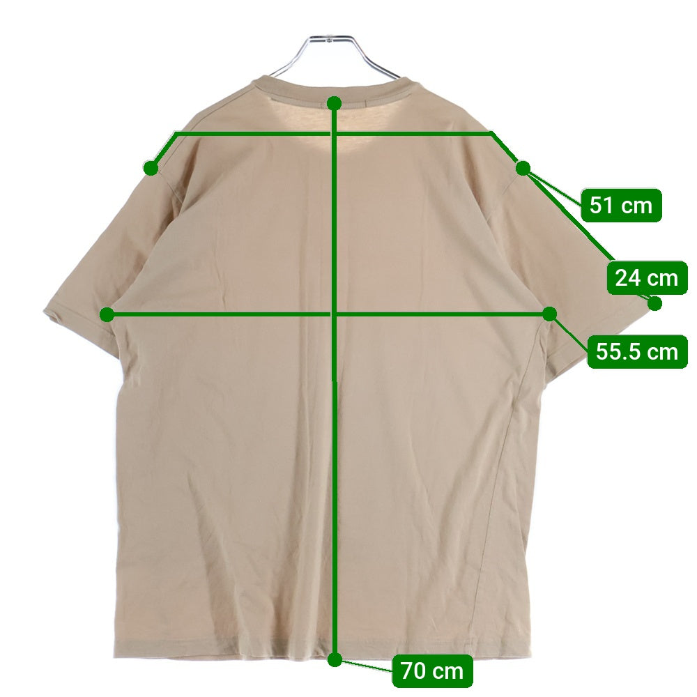 ELECTRIC COTTAGE(エレクトリックコテージ) コットン クルーネック 半袖シャツ ベージュ