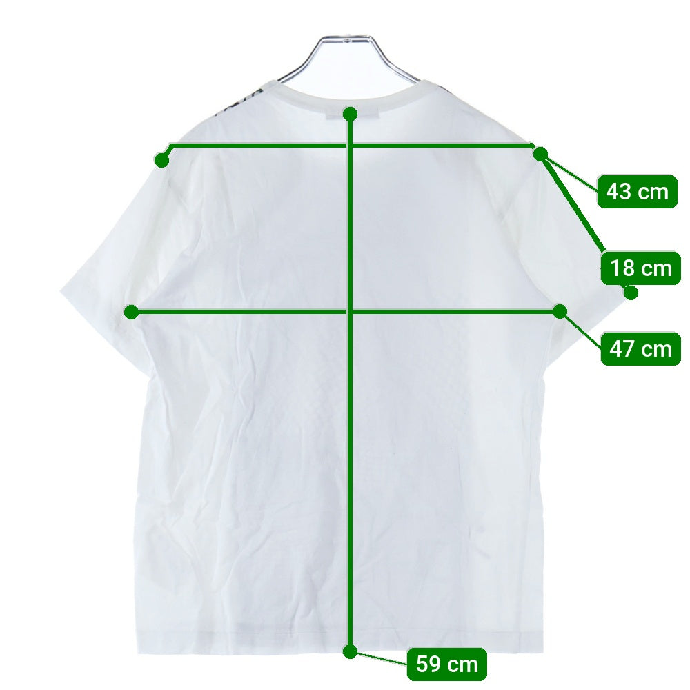 COMME des GARCONS(コムデギャルソン) Daido Moriyama TIGHTS IN SHIMOTAKAIDO フォトプリント クルーネック半袖Tシャツ ホワイト OF-T002