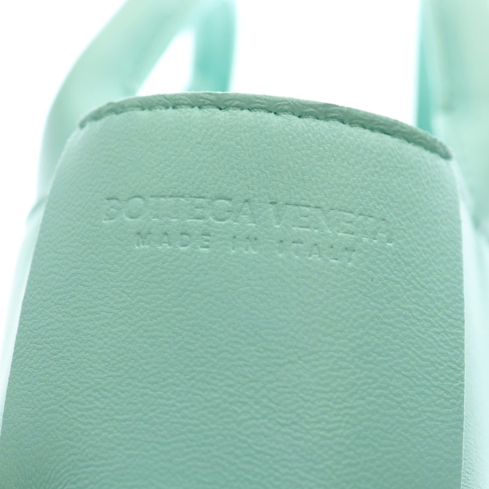 BOTTEGA VENETA(ボッテガヴェネタ) 2WAY キャンディー アルコトート イントレチャート ポーチ付き レザー ハンドバッグ ショルダーバッグ ミントブルー 729029