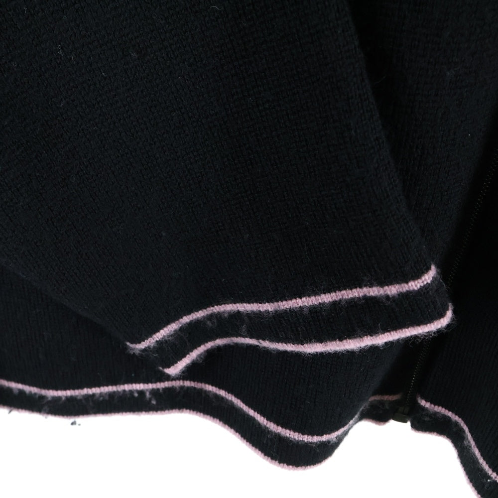 SUPREME(シュプリーム) 24AW Zip Up Polo Sweater ジップアップ ポロ スウェット セーター ブラック