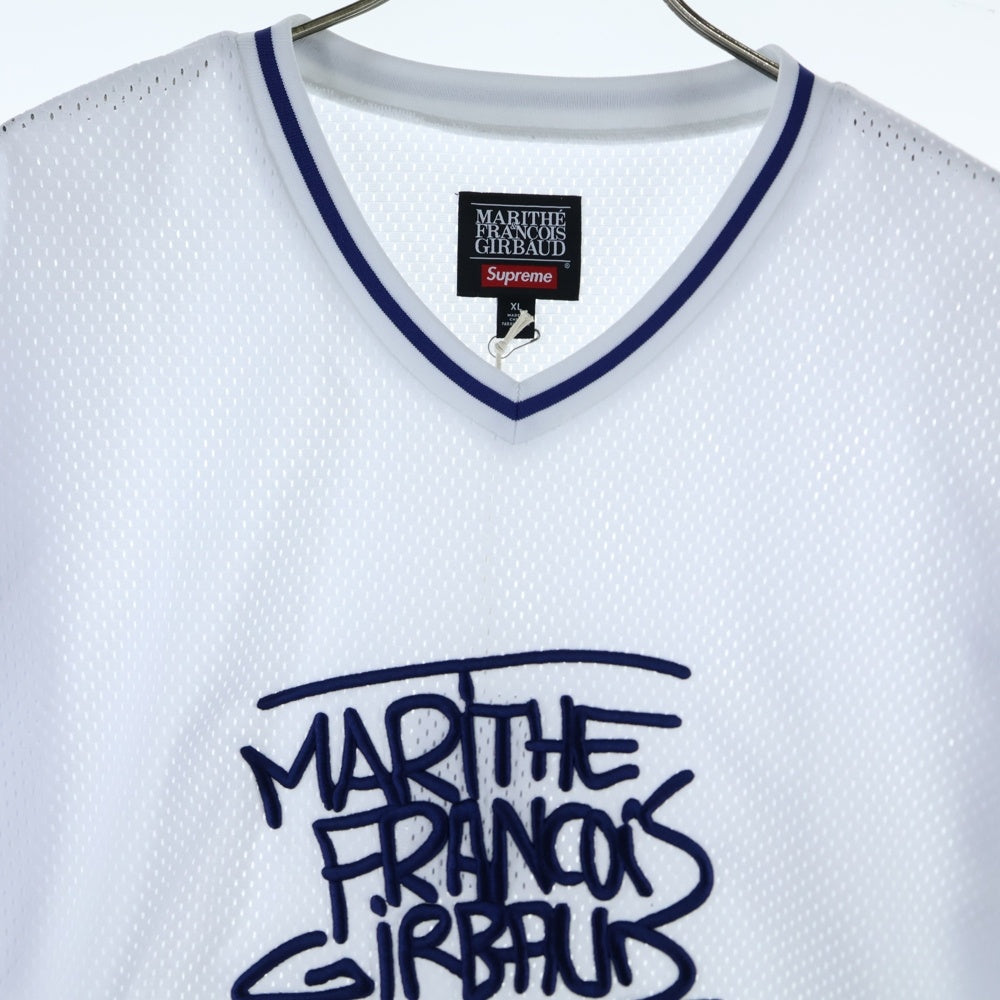 SUPREME(シュプリーム) 25SS ×Marithe +Girbaud Hockey Jersey マリテ・フランソワ ホッケー ジャージ 長袖Tシャツ ホワイト