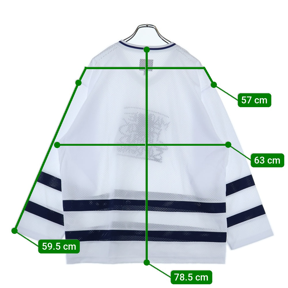 SUPREME(シュプリーム) 25SS ×Marithe +Girbaud Hockey Jersey マリテ・フランソワ ホッケー ジャージ 長袖Tシャツ ホワイト
