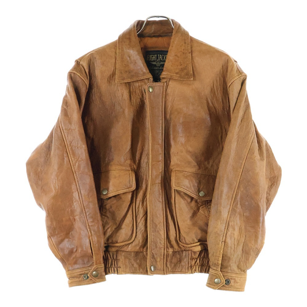 VINTAGE(ヴィンテージ) A-2 Military Flight Leather Jacket フライトレザージャケット ブラウン