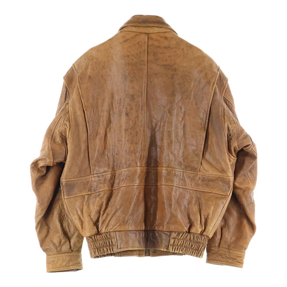 VINTAGE(ヴィンテージ) A-2 Military Flight Leather Jacket フライトレザージャケット ブラウン