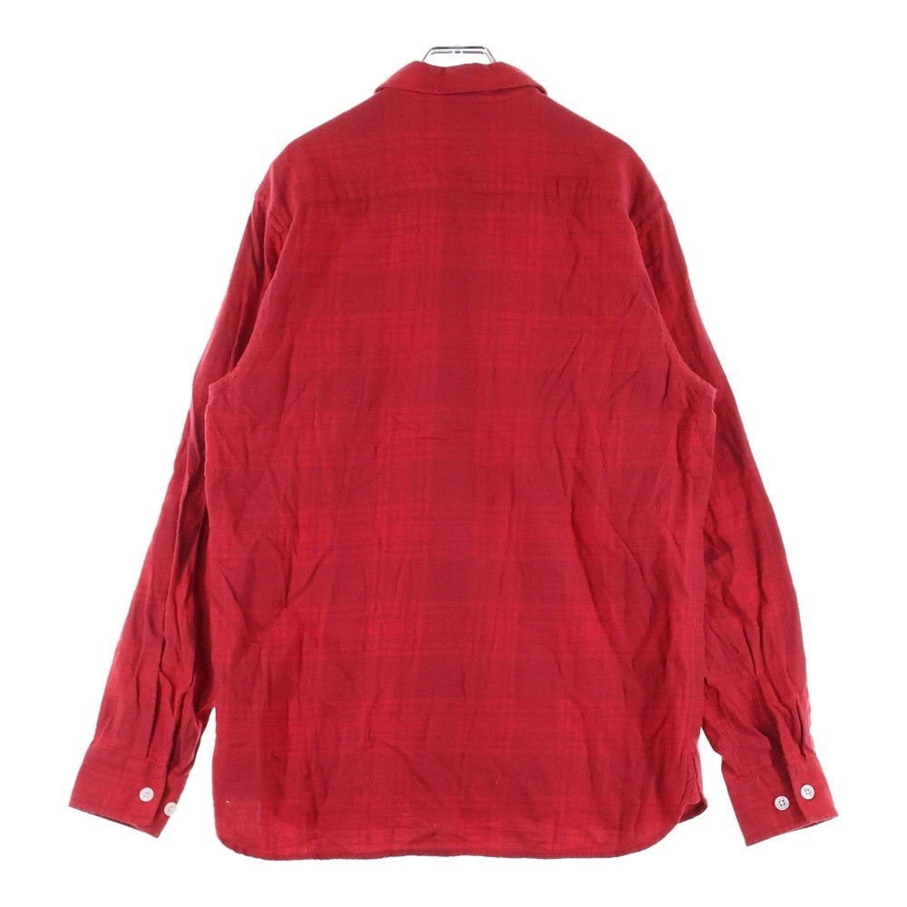 SUPREME(シュプリーム) 長袖 チェック シャツ レッド