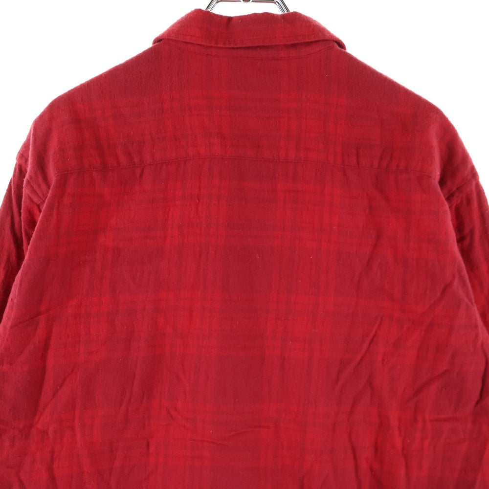SUPREME(シュプリーム) 長袖 チェック シャツ レッド