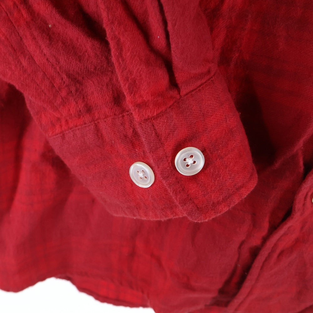 SUPREME(シュプリーム) 長袖 チェック シャツ レッド