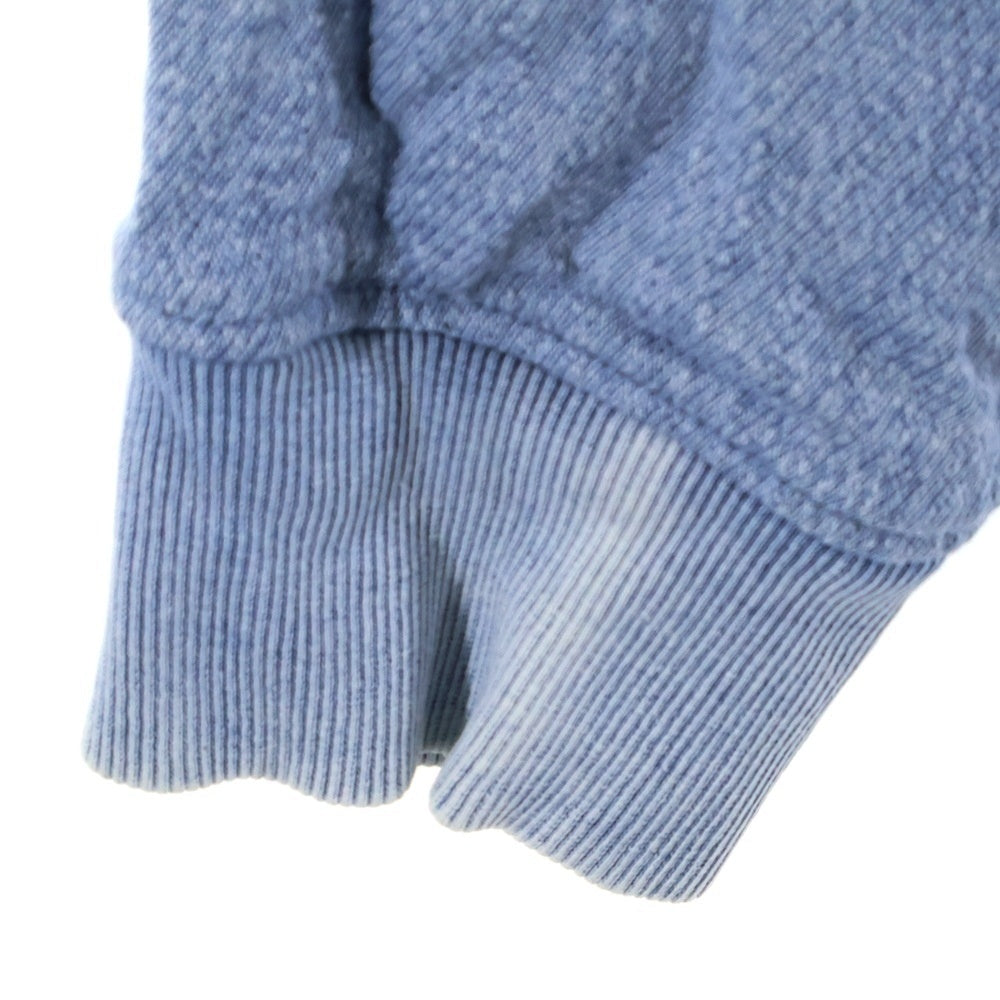 DIESEL(ディーゼル) D-UM-Rib ロゴワッペン コットンデニム プルオーバースウェットパーカー インディゴ A03939