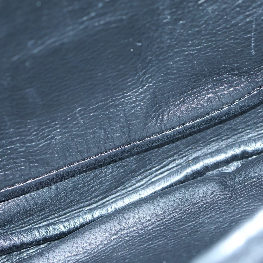 NO BRAND(ノーブランド) BIGTWIN ビッグツイン QUILTING LEATHER BAG クロスコンチョ キルティング レザー ボディバッグ ウエストバッグ ブラック