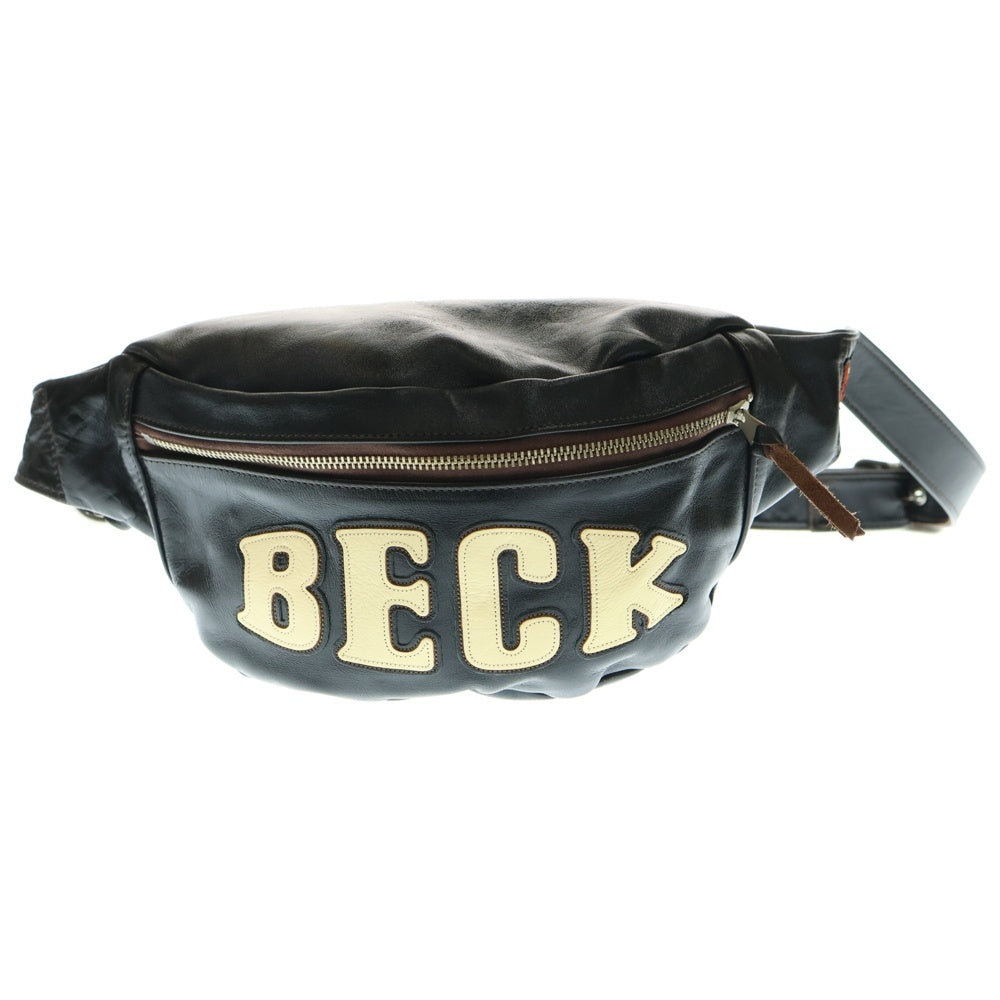 TOYS McCOY(トイズマッコイ) BECK ホースハイド レザー キルティング デュアルブレードバッグ ボディバッグ ブラック