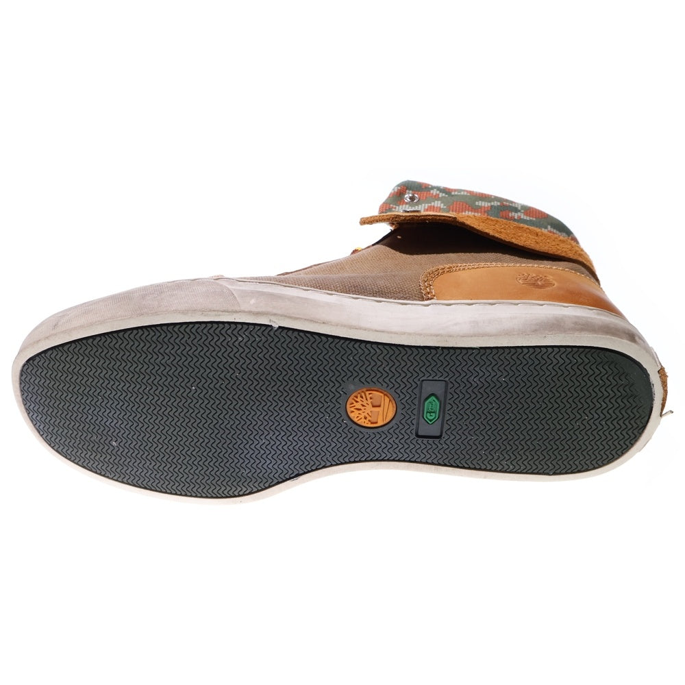 Timberland(ティンバーランド) Earthkeepers ANTI-FATIGUE レザー ハイカットスニーカー ベージュ US10/28cm 6240A 2321