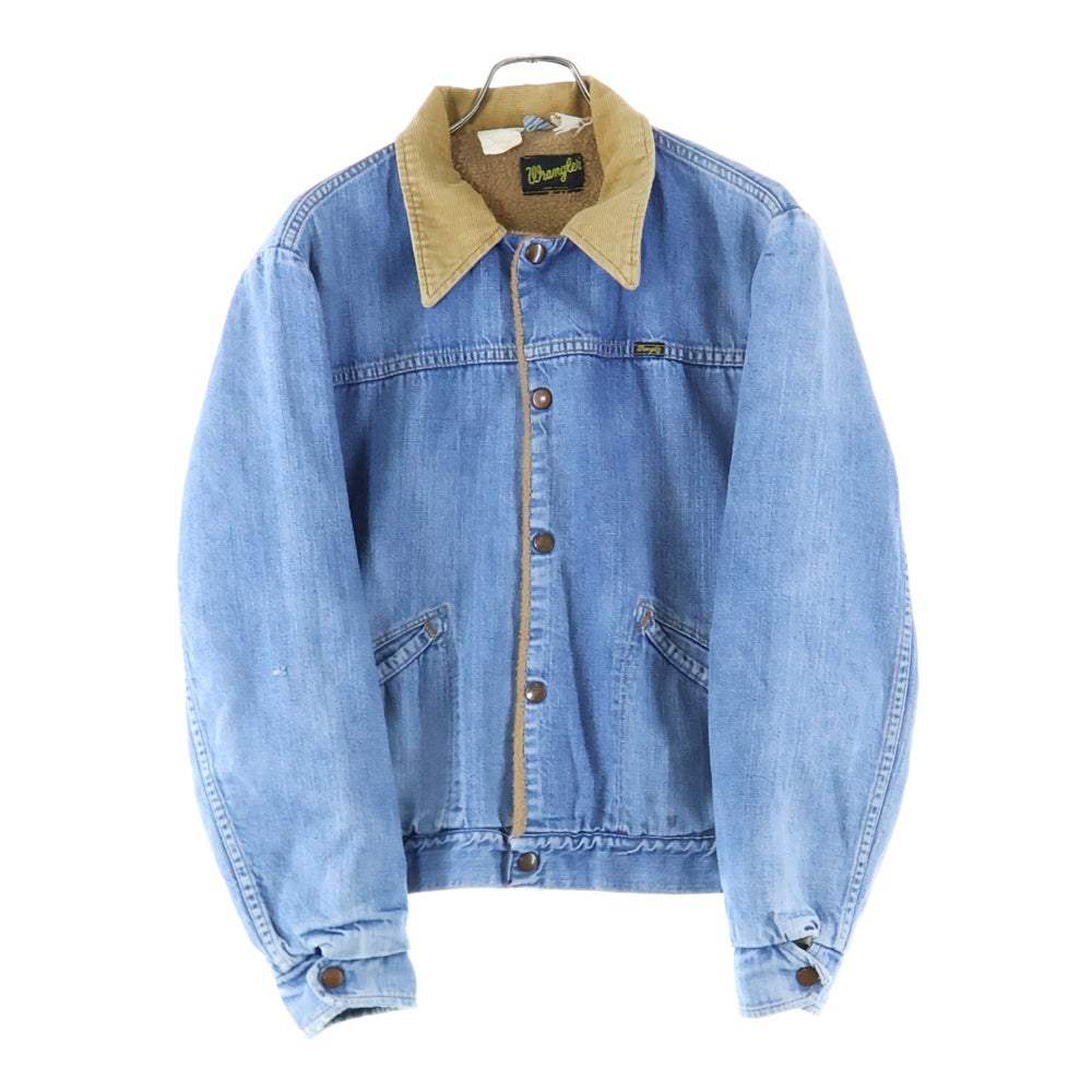 Wrangler(ラングラー) 80s 襟コーデュロイ 裏ボア デニムジャケット インディゴ
