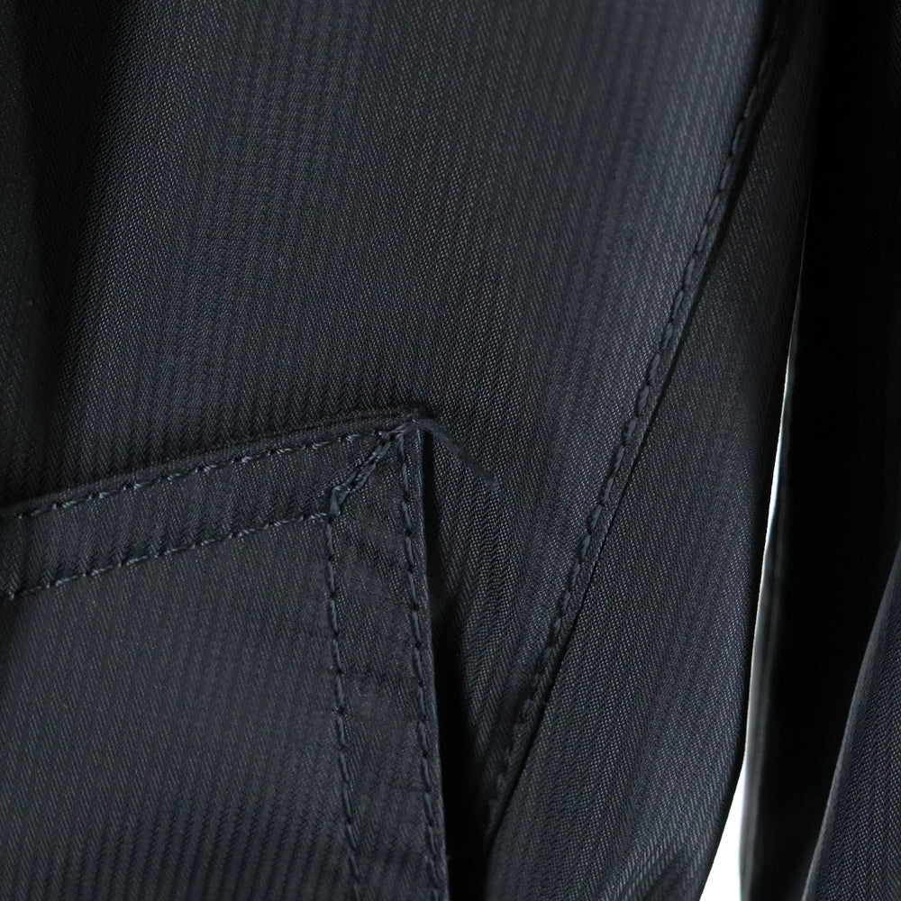 Calvin Klein(カルバンクライン) ナイロン ロング トレンチコート ブラック 414514