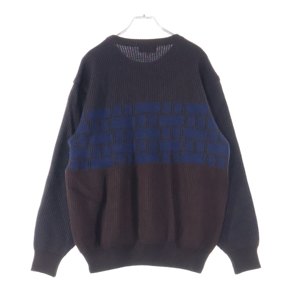 Christian Dior MONSIEUR(クリスチャンディオールムッシュ) クルーネック ニット セーター ブラウン