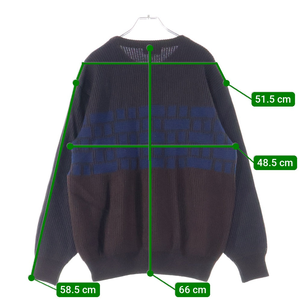 Christian Dior MONSIEUR(クリスチャンディオールムッシュ) クルーネック ニット セーター ブラウン