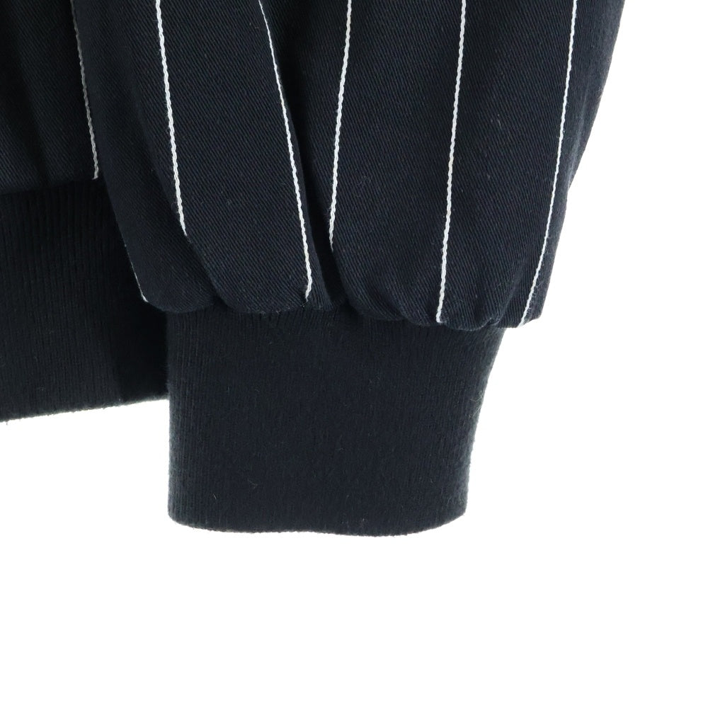 SUPREME(シュプリーム) 19AW Pinstripe Varsity Jacket 最高 ピンストライプ バーシティ スタジャン ジャケット ブラック