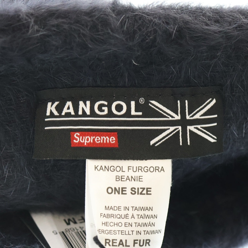 SUPREME(シュプリーム) 20AW ×KANGOL Furgora Beanie ファー ビーニー キャップ 帽子 ブラック BN6FW20