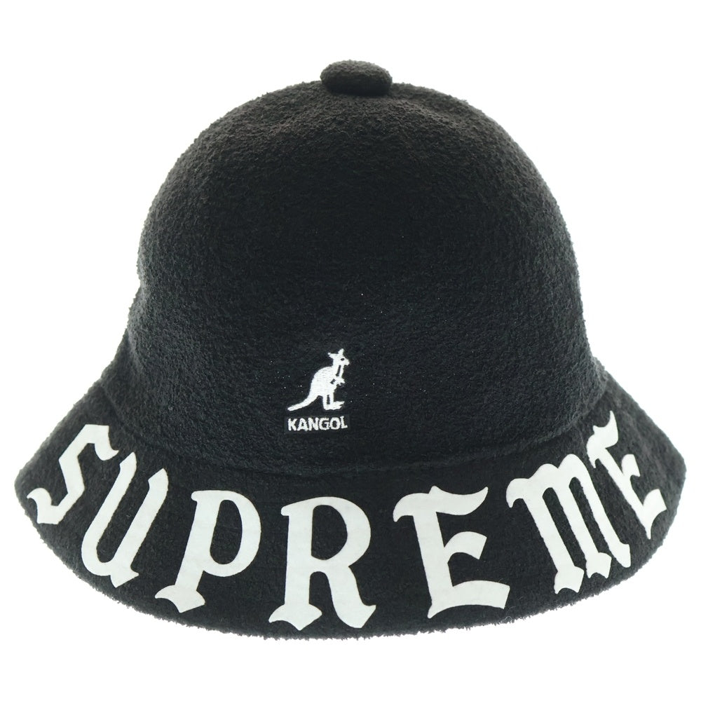 SUPREME(シュプリーム) 20SS ×KANGOL Bermuda Casual Hat カンゴール バミューダ カジュアル バケットハット 帽子 ブラック H50SS20