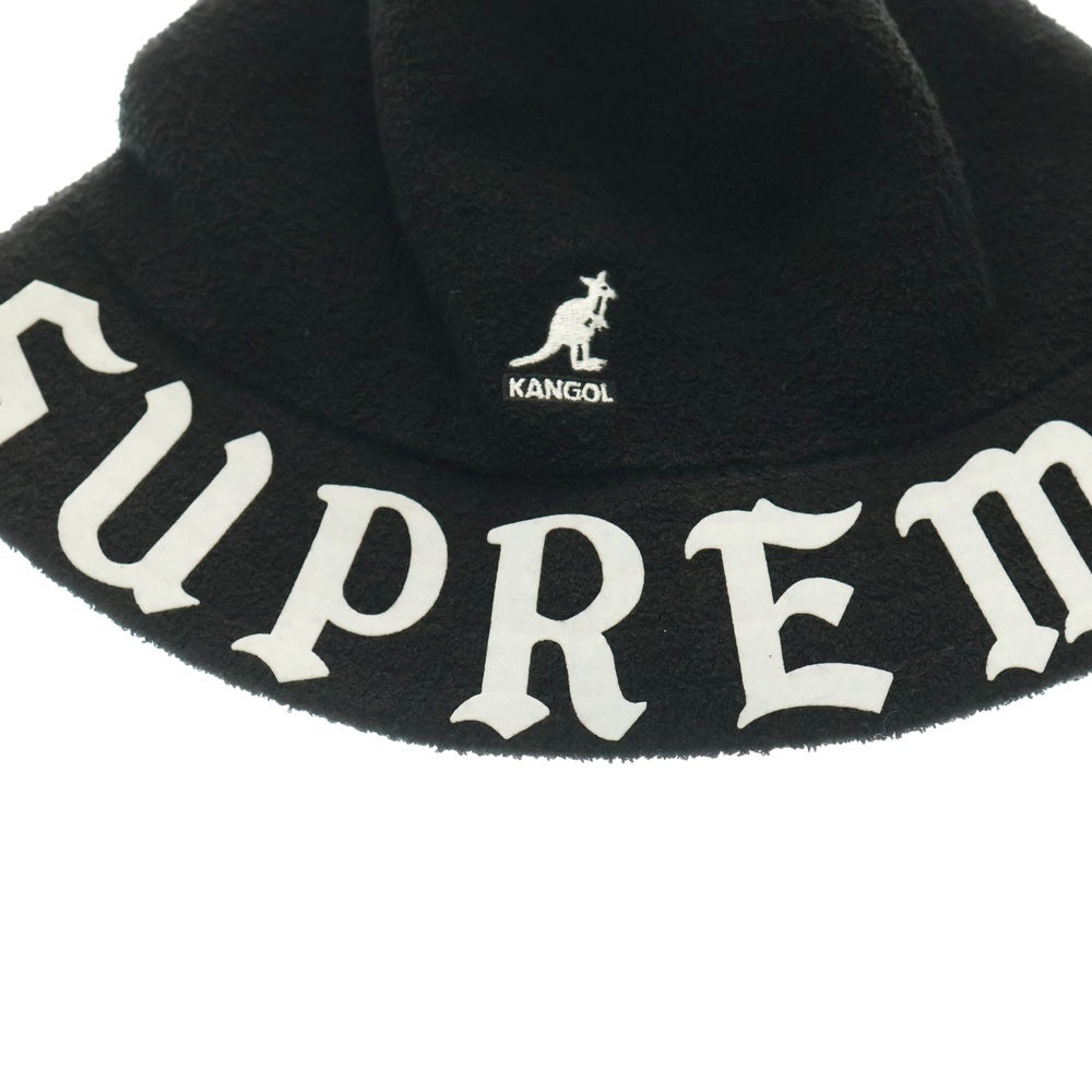 SUPREME(シュプリーム) 20SS ×KANGOL Bermuda Casual Hat カンゴール バミューダ カジュアル バケットハット 帽子 ブラック H50SS20