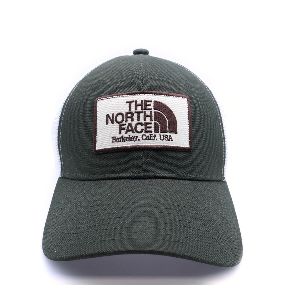 THE NORTH FACE(ザノースフェイス) ロゴワッペン メッシュキャップ カーキ NN02346