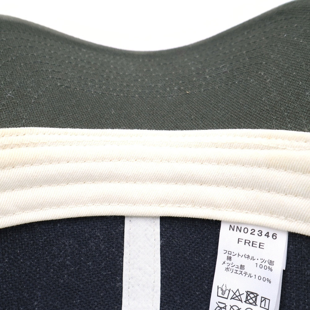 THE NORTH FACE(ザノースフェイス) ロゴワッペン メッシュキャップ カーキ NN02346