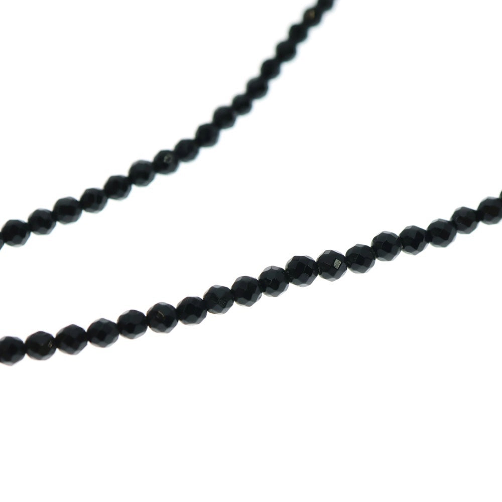 Justin Davis(ジャスティンデイヴィス) NECKLACE Tiny Onyx Chain タイニー オニキスチェーン ネックレス ブラック SNJ330