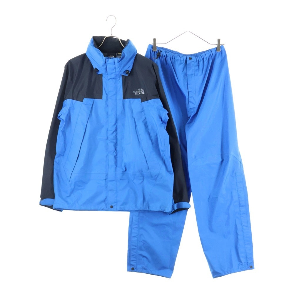 THE NORTH FACE(ザノースフェイス) MOUNTAIN RAINTEX GORE-TEX ナイロン レイン マウンテンジャケット フーディー ナイロンパンツ セットアップ ゴアテックス ブルー NP10990