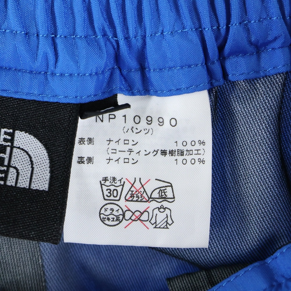 THE NORTH FACE(ザノースフェイス) MOUNTAIN RAINTEX GORE-TEX ナイロン レイン マウンテンジャケット フーディー ナイロンパンツ セットアップ ゴアテックス ブルー NP10990