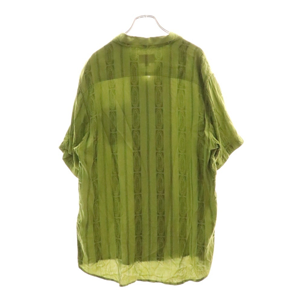 SUPREME(シュプリーム) 19SS Guadalupe S/S Shirt グアダルーペ マリア 総柄 オープンカラー 半袖シャツ グリーン
