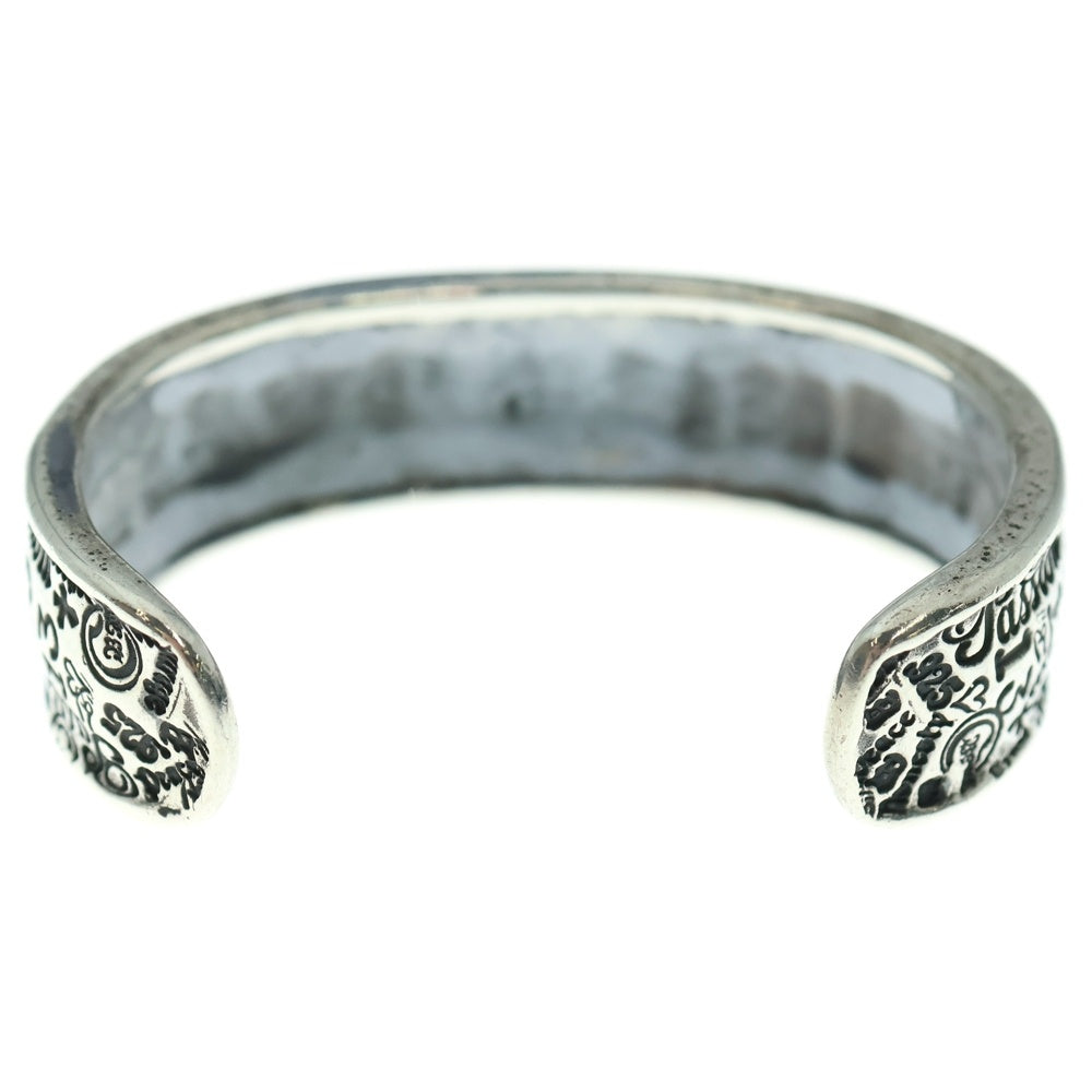Bill Wall Leather/BWL(ビルウォールレザー) WIDE GRAFFITI BANGLE ワイド グラフィティー バングル ブレスレット シルバー