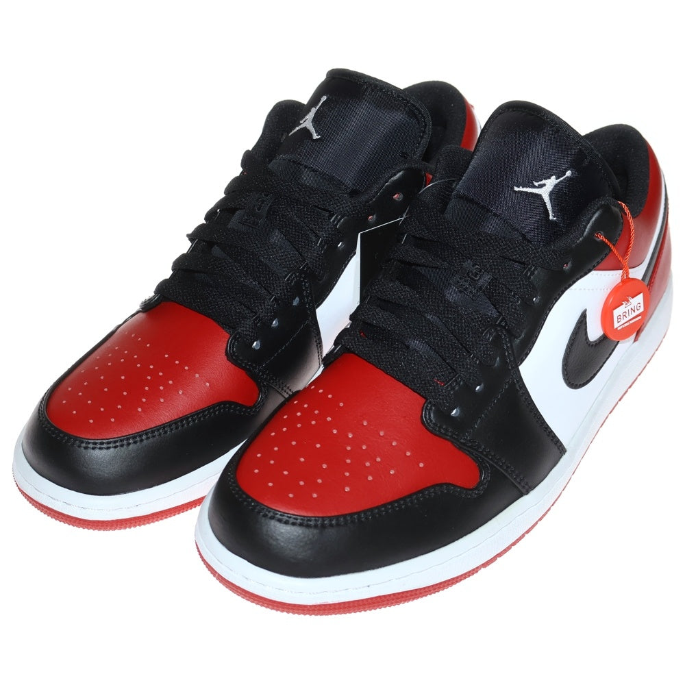 NIKE(ナイキ) AIR JORDAN 1 LOW BRED TOE エアジョーダン1 ブレッドトゥ ローカットスニーカー レッド/ブラック US11/29cm 553558-612