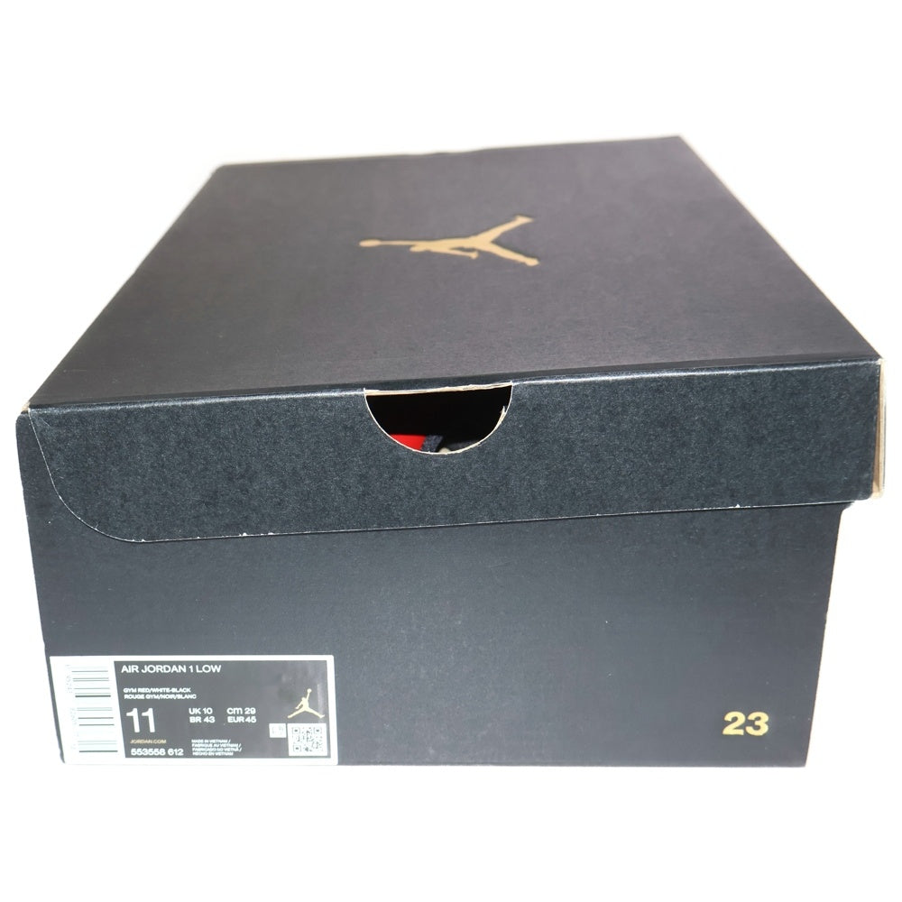 NIKE(ナイキ) AIR JORDAN 1 LOW BRED TOE エアジョーダン1 ブレッドトゥ ローカットスニーカー レッド/ブラック US11/29cm 553558-612