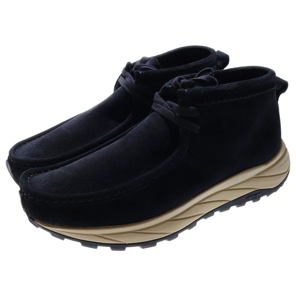 Clarks(クラークス) Wallabee Eden ワラビー スウェード ローカット スニーカー ブラック UK8.5/26.5cm 261733207085
