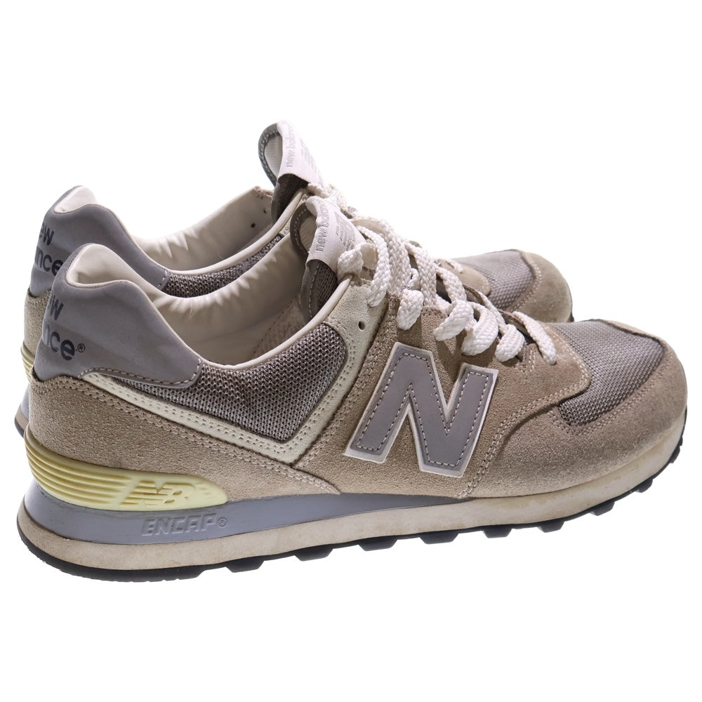 New Balance(ニューバランス) ML574VG スエードメッシュ ローカットスニーカー US9/27.0cm ベージュ