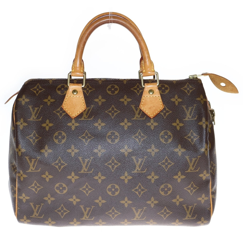 LOUIS VUITTON(ルイヴィトン) モノグラム スピーディ30 レザーハンドバッグ ブラウン SP1928