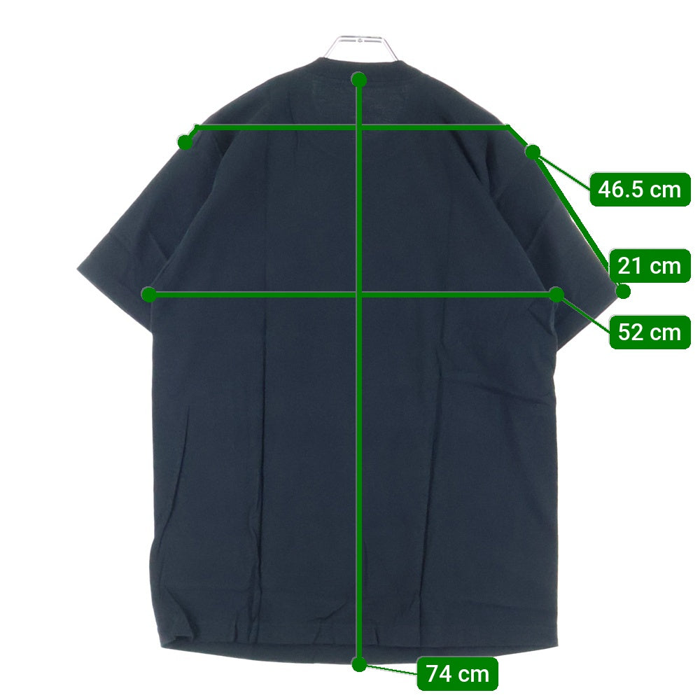 TENDERLOIN(テンダーロイン) 00ss DEAD STOCK ショットガン ロゴ プリント クルーネック 半袖 Tシャツ カットソー ブラック